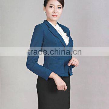 Formal Bank Uniform Design for Cashier or Banker OEM Manufacturer photo-3