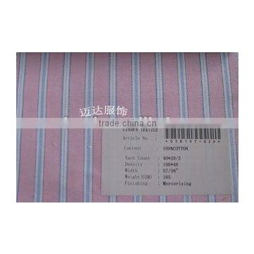 shirt fabric -100%cotton oxford fabric