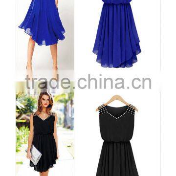 GZY 2015 Summer Comfortable Knee Length Long Dress for Evening Ladies photo-4