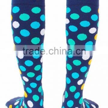 Compression Socks With Polka Dots Made of Nylon and Spandex photo-4