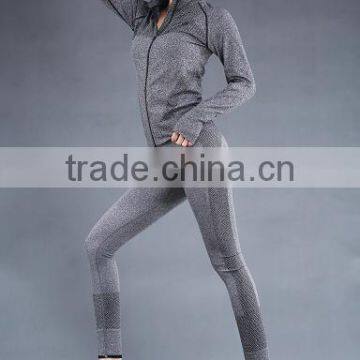 New Fashion Custom Ladies Nylon Soprt Seamless Jacket photo-2