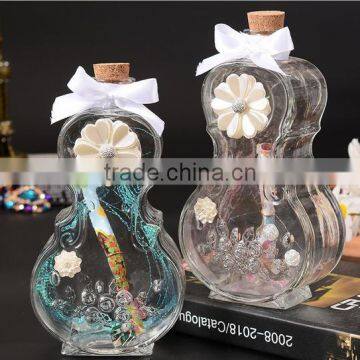 Glitter Love Heart Shape Wooden Cork Glass Wishing Bottle 2017 Best Valentine's Day Gifts for Her photo-6