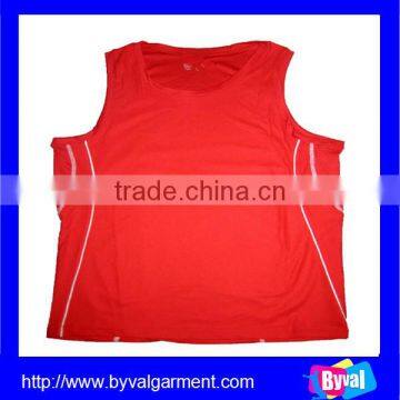 Custom Running Tank Top/ Marathon Vest Wholeale/ 2015 Summer Tank Top High Quality