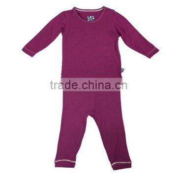 Cheap Solid Winter Merrow Stitch Childrens Pajamas Wholesale