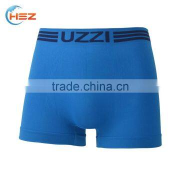 HSZ-0020 Mens Hot Seamless Plain Underwear Brand Names Sexy Blue Boxer Shorts Wholesale Custom Stylish Boxer Briefs photo-3