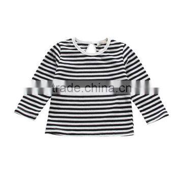 Autumn baby long-sleeved striped t-shirt child bottom shirt on clothes