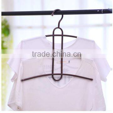 2017 Low Price Decorative Michelia Alba Flower Metal Cloths Hanger photo-3