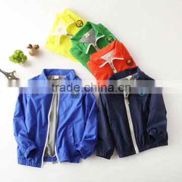 S16134A Stylish spring children boy windbreaker jackets 2017