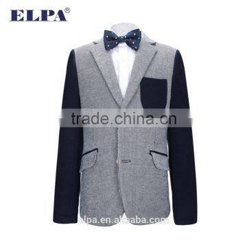 2016 Style ELPA Cotton Gray Hot Sale Plus Size Cheap Kids Blazer photo-4