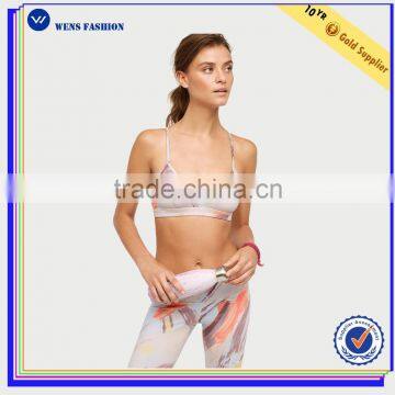 New Style Sublimation Leggins Padded Sports Bra With Workout Clothes for Women photo-2