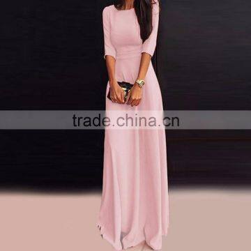 OEM Fashion Sellers Lounger Dresses New One Piece Maxi Long Evening Dress for Fat Women photo-2