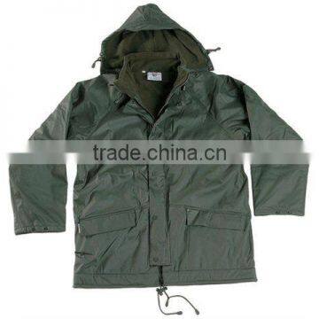 fleece lined waterproof work jacket