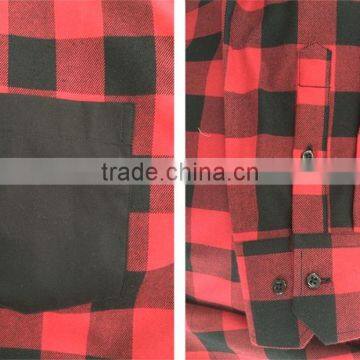 Latest Design Twill Checked With Contrast Pocket Casual Men's Shirt photo-2