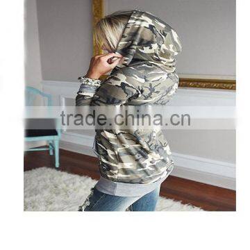 Womens Camouflage Printing Hoodies Camouflage Printing photo-2