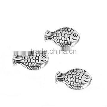 Zinc Based Alloy Spacer Beads Fish Animal Antique Silver photo-3