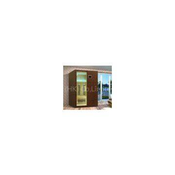 Solid Wood Infrared Sauna Cabin with Ceramic Heater for Family