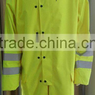 Euro Standard En20471 Cetificated Coverall Safety Reflective Coverall 250gsm hi Vis Anti-static Fabric Used Workwear photo-3