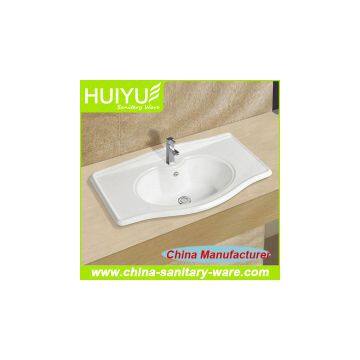 China manufacturer thin edged cabinet basin