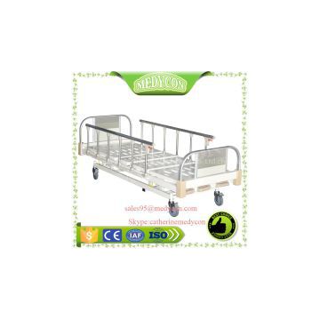 MDK-T3611L-III 106 3-function Aluminium alloy side rail extra narrow 3 crank manual hospital bed sales