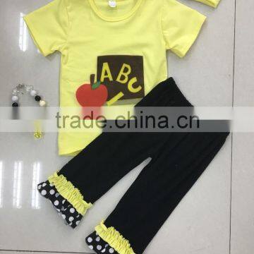 2017 Back To School New Style Girls Clothing Sets From Conice