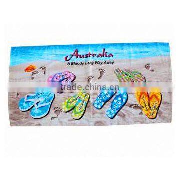 reactive print 100% cotton beach towels