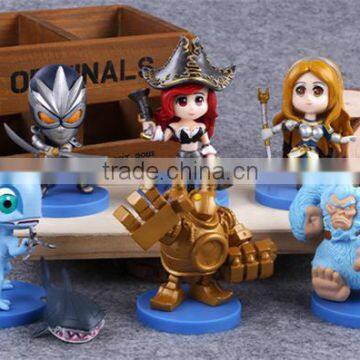 SV-LOL013 Popular Game League of Legends Action Figures PVC Doll Figure Set 6pcsLOL Q Version Figures photo-2