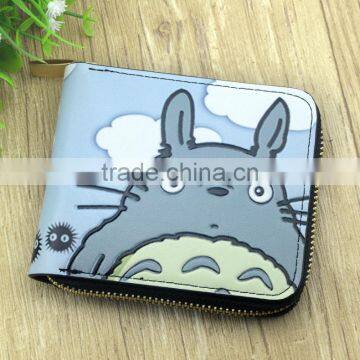 Wholesale japan cartoon my neighbor totoro anime purse cute cheap pu wallets