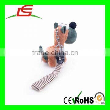 Cartoon Big Eye Dog Plush Animal Hanging Ornament Dolls Keychain Toys photo-2