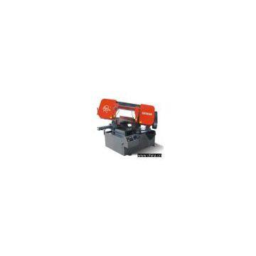 Rotary horizontal band sawing machine