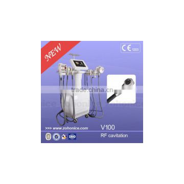 V100 Multi function 5 in 1 Diode Laser Vacuum RF Roller Cavitation Liposuction Sixpolar RF slimming beauty Machine