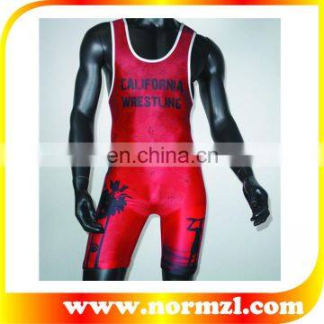 custom sublimation weightlifting singlet