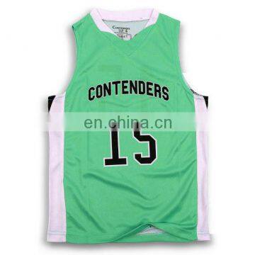 sublimation custom sleevesless basketball wear various