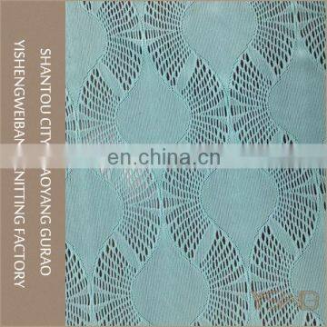 Eco-friendly Spandex Knitted Stretch Olive Green Lace Fabric