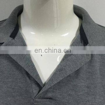 2016 Men's Gray Color Polo T-shirt Without Embroidery