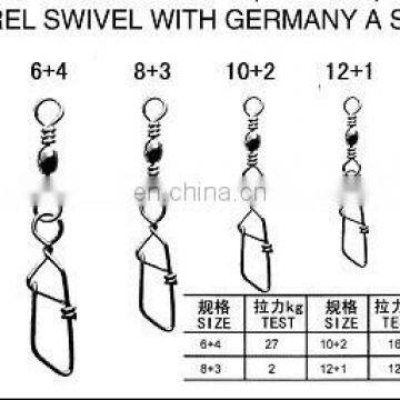 High quality Barrel Fishing Swivels with snaps