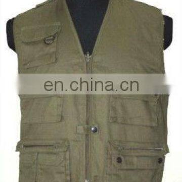 Mens Geo/Fishing Vest,Outdoor Waistcoat with Multi-Pocket,Cheap Workwear/Uniform