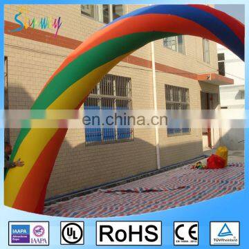 Sunway Rainbow Inflatable Arch, Giant Inflatable Archway/Inflatable Finish Line Arch for Race photo-3