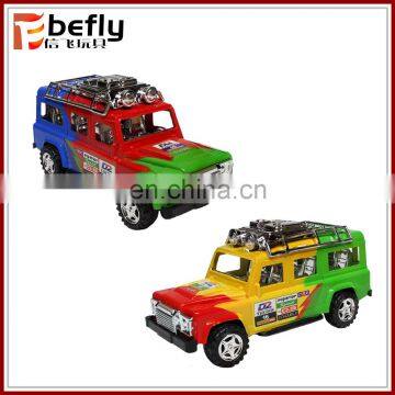 Colorful friction powder toy plastic car with candy