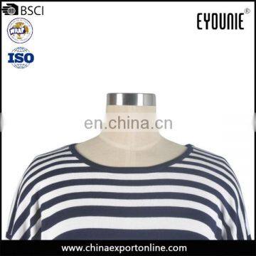 Sweater Women 2016 Stripe Long Sweater Casual Long Frog Dress photo-5