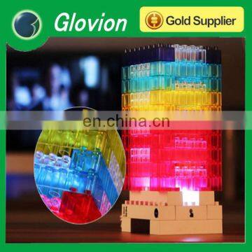 Glovion Creative 5V Safety DIY Toy Bricks Light Tetris light Building block Nightlight LED Light Constructible Desk Lamp