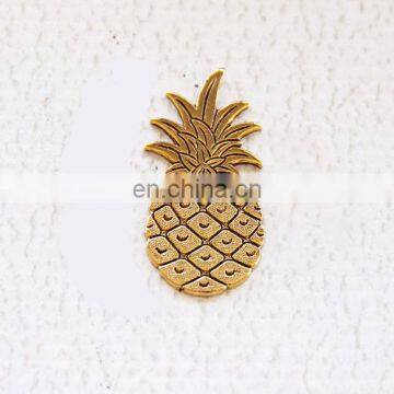 Stampings Tropical Antique Gold Pineapple Charm Fruit Pendant Pineapple photo-1