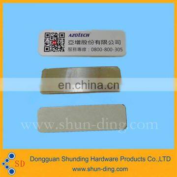 Aluminum Printing QR code label