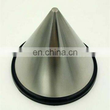 Stainless steel chemical photo etching metal coffee cone filter mesh