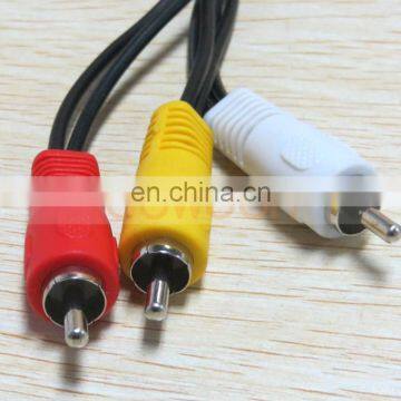 3 RCA Male To 6 RCA Female Plug Splitter Audio TV DVD Video Adapter AV Cable photo-3