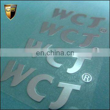 "WCJ" brand product packaging stickers