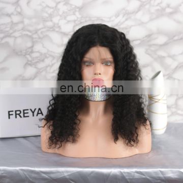 Virgin brazilian hair human hair full lace wig