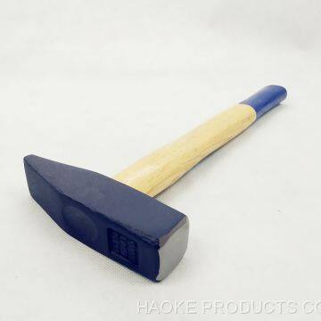 Hand Working Tools 600g Carbon Steel Machinist Hammer With Wooden Handle photo-4