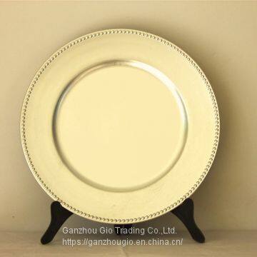Plastic Charger Plate,christmas Decoration Plate Charger Plate Made in China YF-60017 photo-4