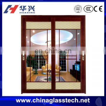 Thermal break water resistance tempered glass terraces sliding door