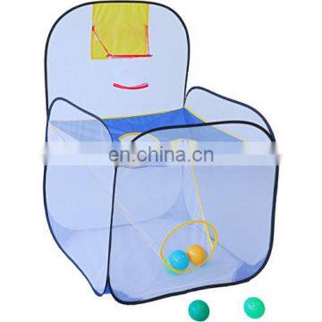 190T Polyester cartoon basketable tent for kids